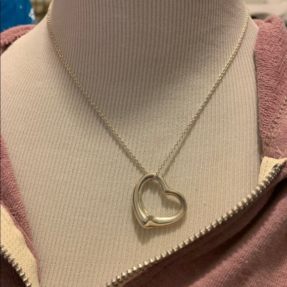 Large silver heart Tiffany & Co